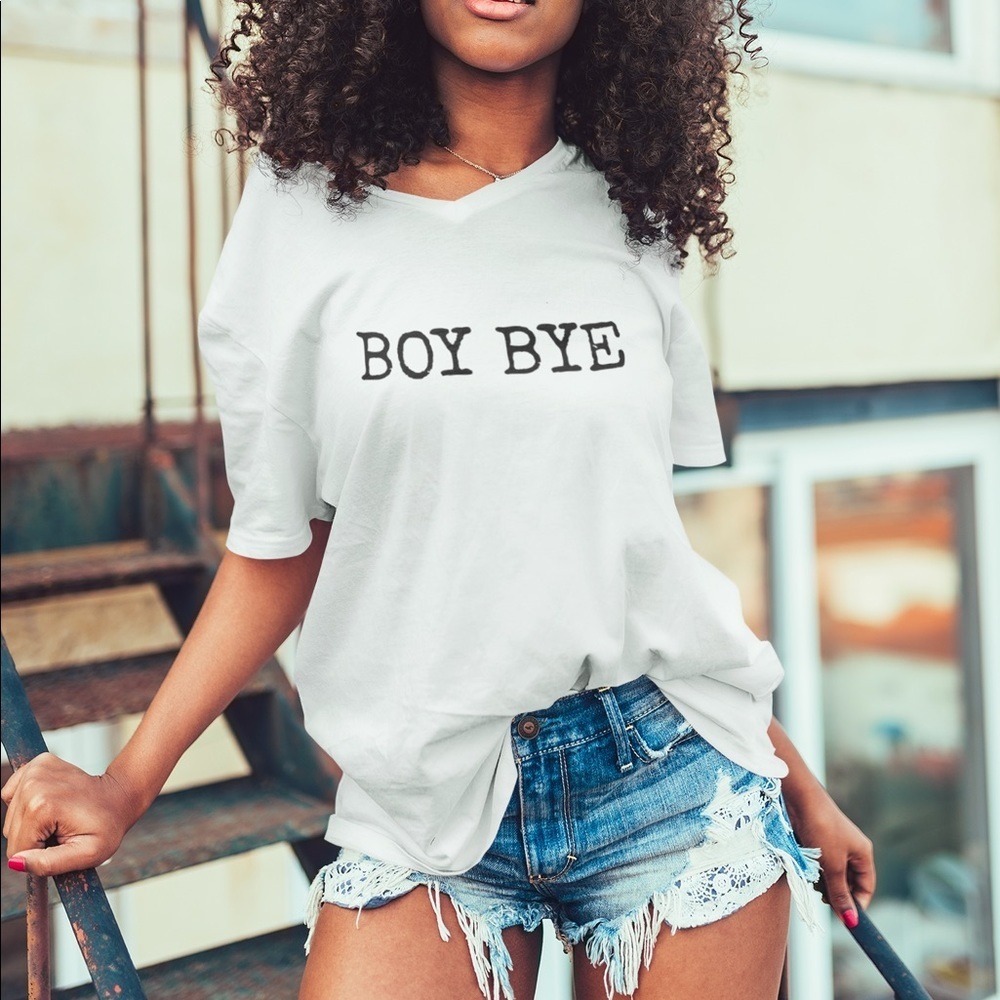 NEW Oversized Boy Bye soft graphic shirt tee top